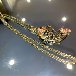Fish Gem Necklace